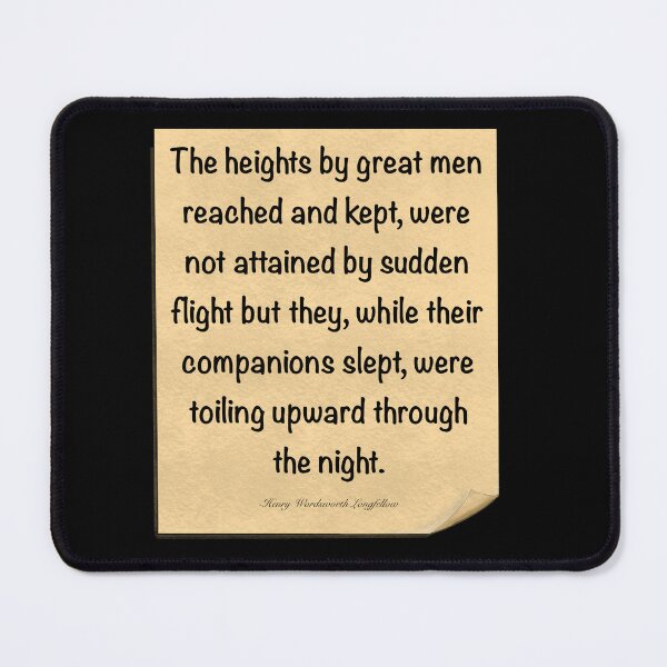 Item preview, Inspirational motivational affirmation, scroll 2 with the heights by great men reached and kept designed and sold by Artonmytee.