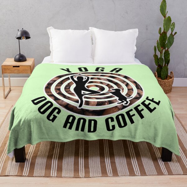Item preview, Yoga, dog and coffee. designed and sold by Umiska.