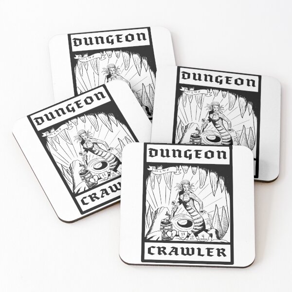 Item preview, Dungeon Crawler: Wizard (black line) designed and sold by Gautam Sheoran.