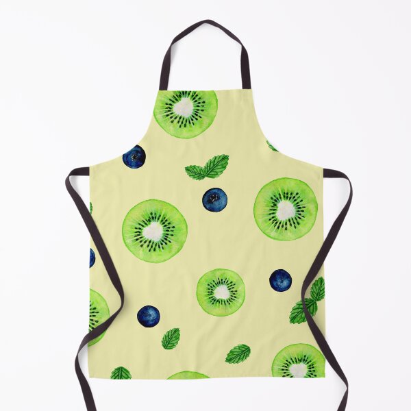 Item preview, Kiwis and Bluberries on Yellow designed and sold by Kari Nichols.