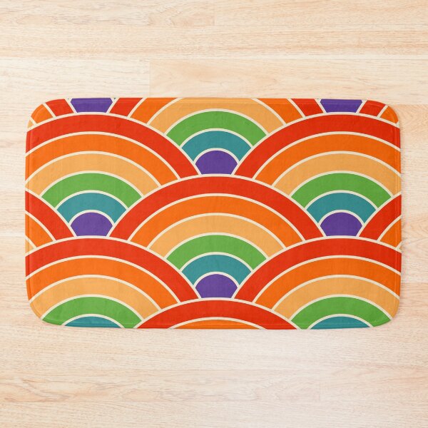 Item preview, Retro Geometric Gradated Fan Pattern 563 designed and sold by tonymagnerart.