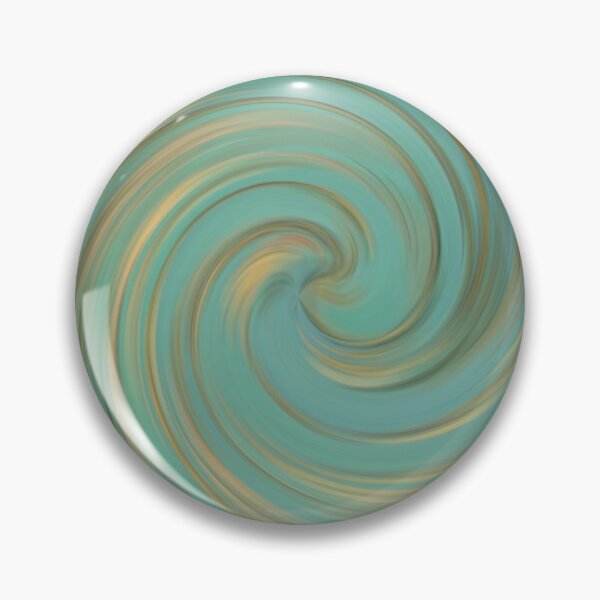 Burning Abstract Swirl Design Pin