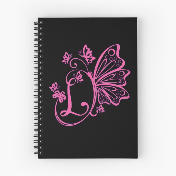 Item preview, Ornamental Letter L, Pink Butterfly Monogram, Monogram Letter Ornament designed and sold by PROMEN Creativity.