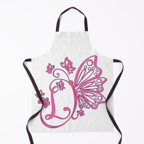 Item preview, Ornamental Letter L, Pink Butterfly Monogram, Monogram Letter Ornament designed and sold by PROMEN Creativity.