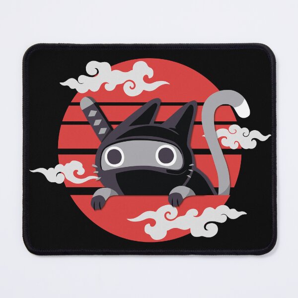 Item preview, Samurai Ninja Cat - By the time you see it, you're already dead - designed and sold by ZeLittleFamily.