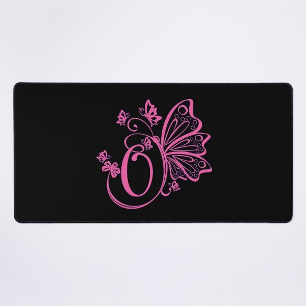 Item preview, Ornamental Letter O, Pink Butterfly Monogram, Monogram Letter Ornament designed and sold by PROMEN Creativity.
