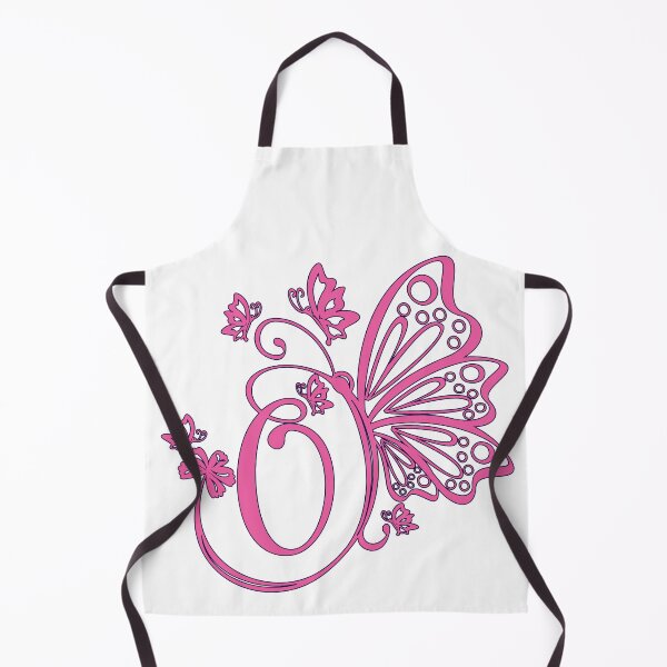 Item preview, Ornamental Letter O, Pink Butterfly Monogram, Monogram Letter Ornament designed and sold by PROMEN Creativity.