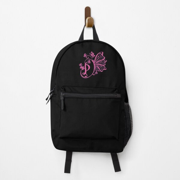 Item preview, Ornamental Letter P, Pink Butterfly Monogram, Monogram Letter Ornament designed and sold by PROMEN Creativity.