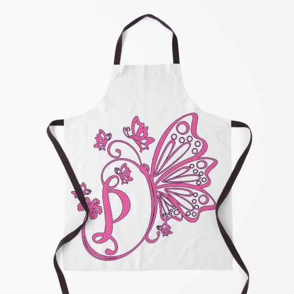 Item preview, Ornamental Letter P, Pink Butterfly Monogram, Monogram Letter Ornament designed and sold by PROMEN Creativity.