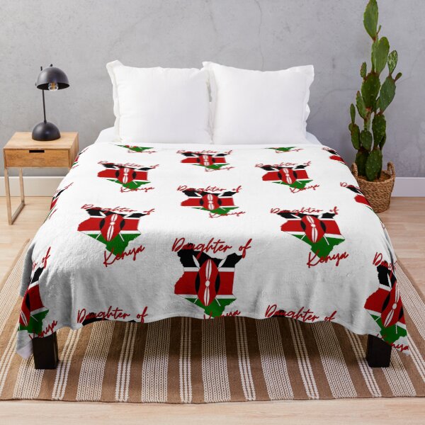Item preview, Daughter of Kenya Map Flag designed and sold by NovawayDirect.
