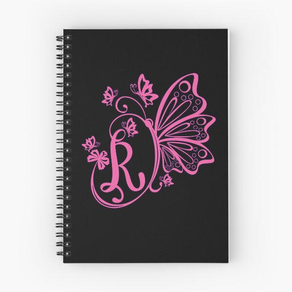 Item preview, Ornamental Letter R, Pink Butterfly Monogram, Monogram Letter Ornament designed and sold by PROMEN Creativity.