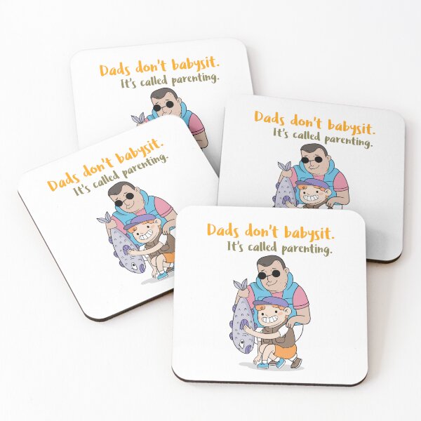 Item preview, Dads don't babysit. It's called parenting designed and sold by Mechanical-Artt.