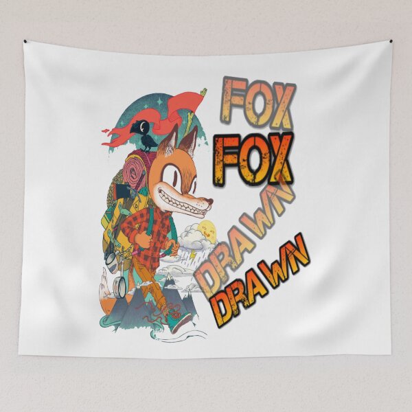 Item preview, Drawn fox designed and sold by atomsama.