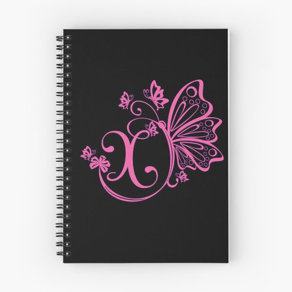 Item preview, Ornamental Letter X, Pink Butterfly Monogram, Monogram Letter Ornament designed and sold by PROMEN Creativity.