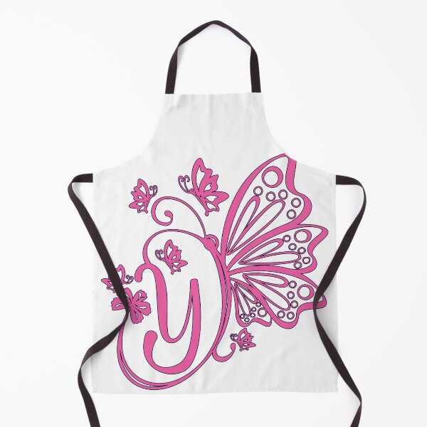 Item preview, Ornamental Letter Y, Pink Butterfly Monogram, Monogram Letter Ornament designed and sold by PROMEN Creativity.