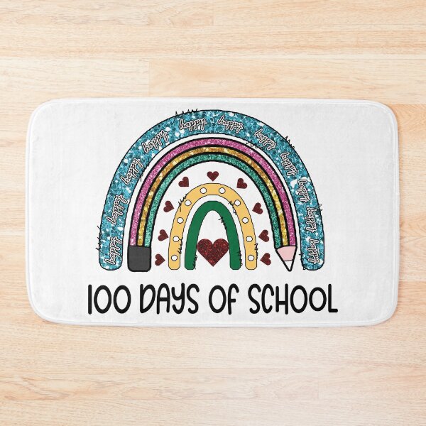 Item preview, 100 Days Of School Rainbow 100 Days Brighter Teacher Student, toddler valentines gifts designed and sold by ecomdesign.