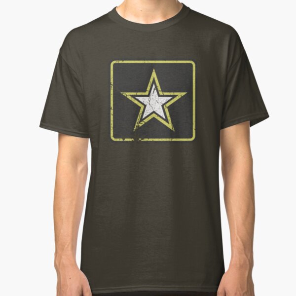 Vintage Look US Army Star Logo Classic T-Shirt
