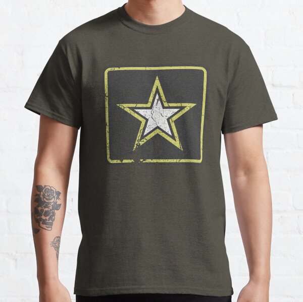 Vintage Look US Army Star Logo Classic T-Shirt