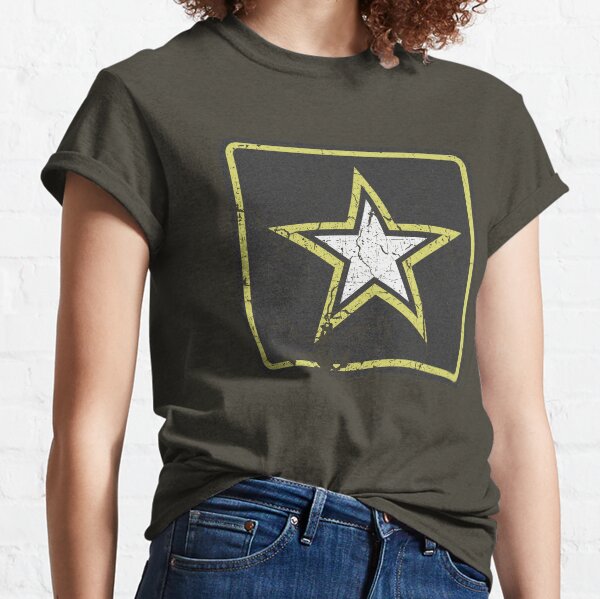 Vintage Look US Army Star Logo Classic T-Shirt