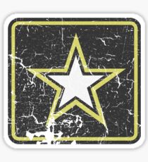 Vintage Look US Army Star Logo Sticker