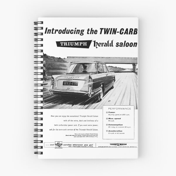 Item preview, Triumph Herald classic car advert, 1960 designed and sold by Random Railways.