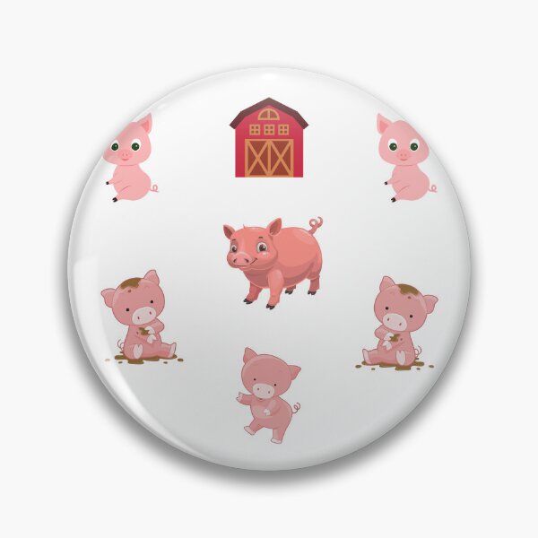 Item preview, Cute Farm Piglets  designed and sold by silviaol.