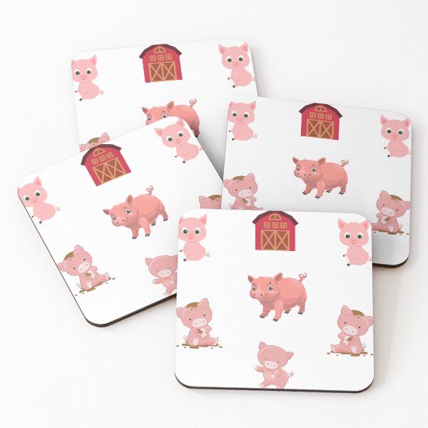 Item preview, Cute Farm Piglets  designed and sold by silviaol.
