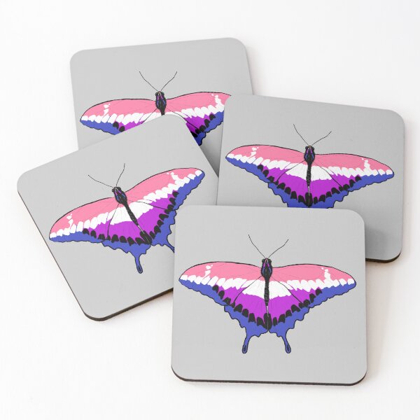 Item preview, Genderfluid Pride Butterfly designed and sold by Alrkeaton.