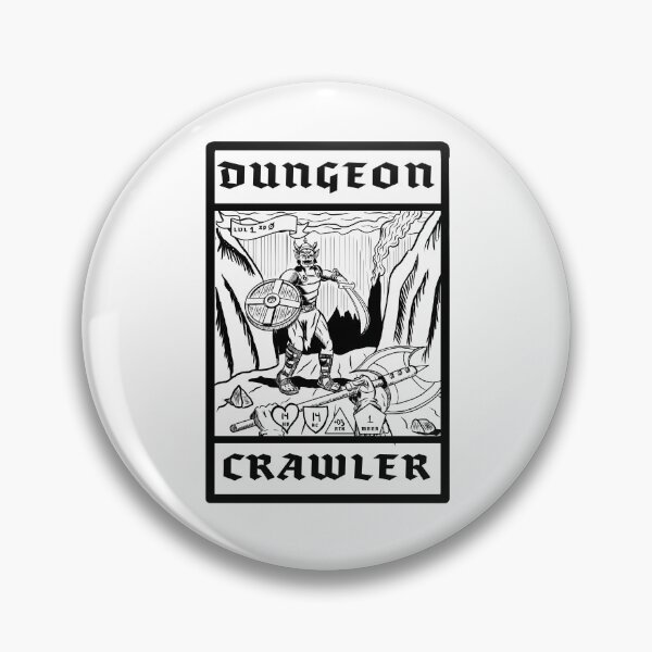 Item preview, Dungeon Crawler: Dwarf (black line) designed and sold by Gautam Sheoran.