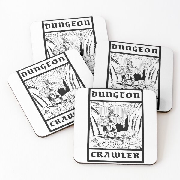 Item preview, Dungeon Crawler: Dwarf (black line) designed and sold by Gautam Sheoran.
