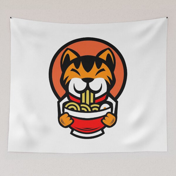 Item preview, CAT RAMEN AWESOME designed and sold by Kezmenart.