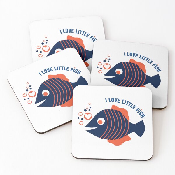 Item preview, I love little fish designed and sold by Cassia Leandra.