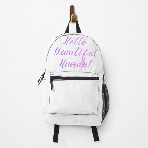 Item preview, Hello Beautiful Human in pinks designed and sold by TheBarefootMom.