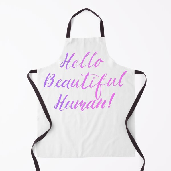 Item preview, Hello Beautiful Human in pinks designed and sold by TheBarefootMom.