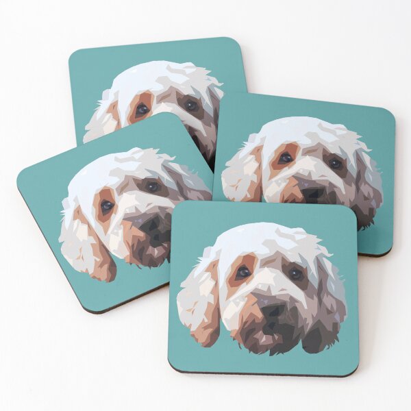 Item preview, Doodle Dog Pop Art - WPAP - Goldendoodle, Labradoodle, Cobberdog designed and sold by inkandmoth.