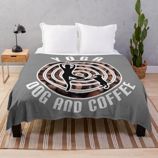 Item preview, Yoga, dog and coffee. designed and sold by Umiska.