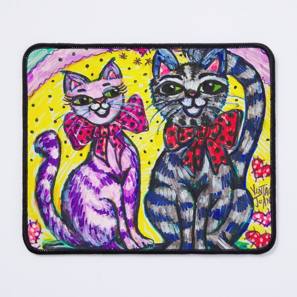 Item preview, Valentine Kitties! designed and sold by vintagejoann.