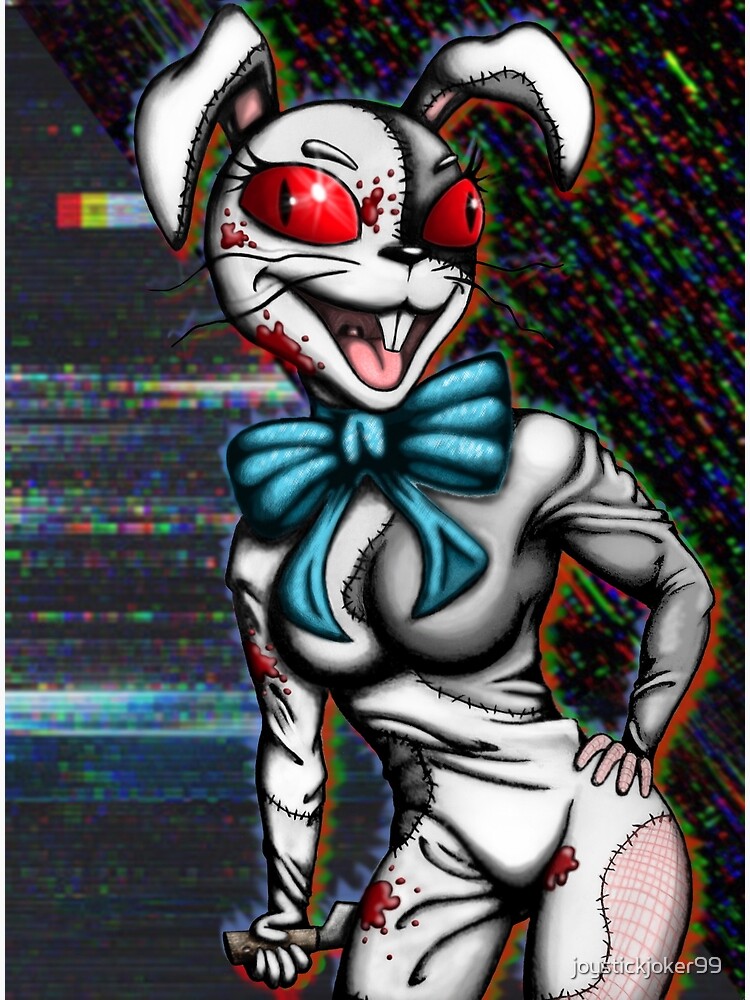 Fnaf Security Breach Vanny Glitch Art Print For Sale By Joystickjoker Redbubble