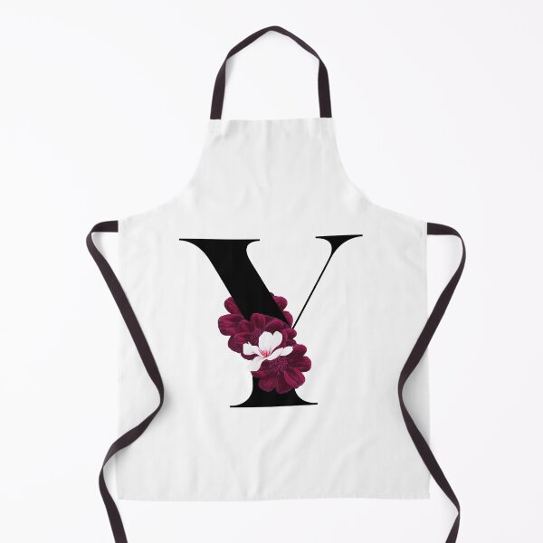 Item preview, letter Y floral red designed and sold by LU NA.