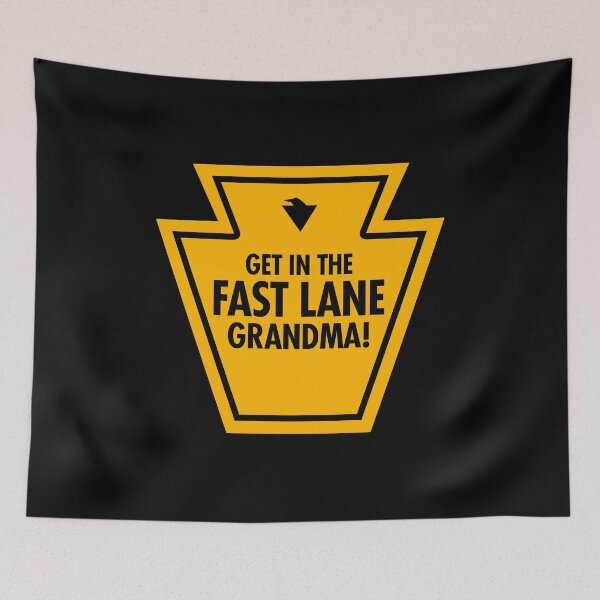 Item preview, GET IN THE FAST LANE, GRANDMA! (*ORIGINAL DESIGN*) designed and sold by crowbarr.