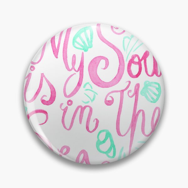 Item preview, My Soul Is In The Sea - Pink & Turquoise designed and sold by Niina  Niskanen.