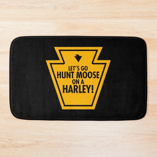 Item preview, LET'S GO HUNT MOOSE ON A HARLEY! (*ORIGINAL DESIGN*) designed and sold by crowbarr.