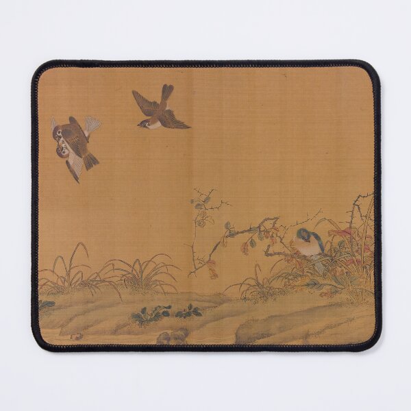 Item preview, Unknown Artist - Landscape with Birds, Berries, Roses, and Rabbits designed and sold by ejohnson07.