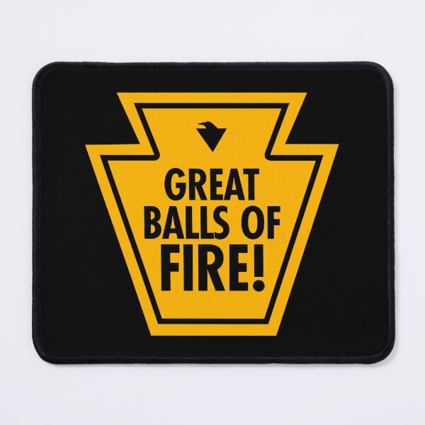 Item preview, GREAT BALLS OF FIRE! (*ORIGINAL DESIGN*) designed and sold by crowbarr.
