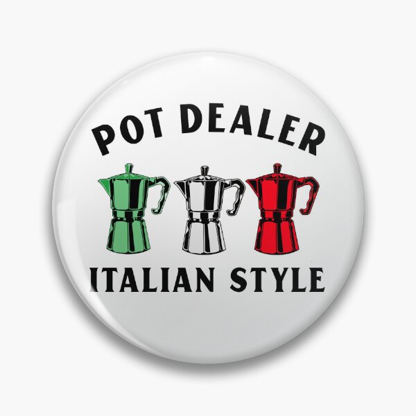 Item preview, Pot Dealer Italian Style - Italian Coffee Pot Dealer  designed and sold by molamode.