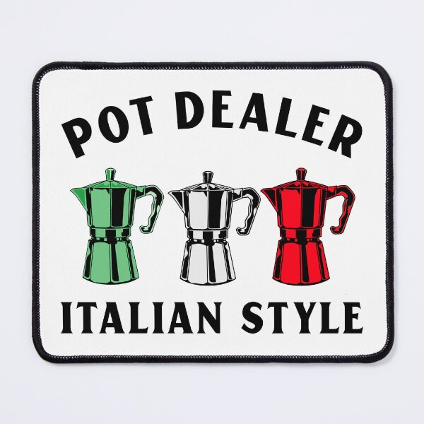 Item preview, Pot Dealer Italian Style - Italian Coffee Pot Dealer  designed and sold by molamode.