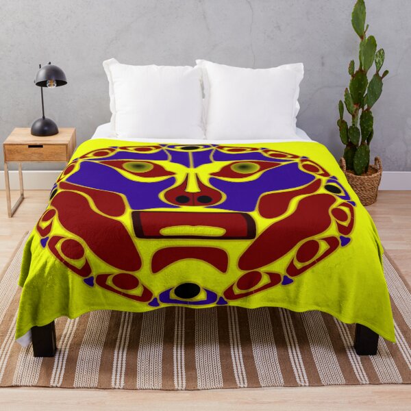 Item preview, Totem Face (Inspired by Indigenous American Art) designed and sold by rgbguy.