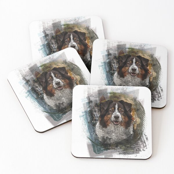 Item preview, Australian sheperd portrait  designed and sold by ranker666.