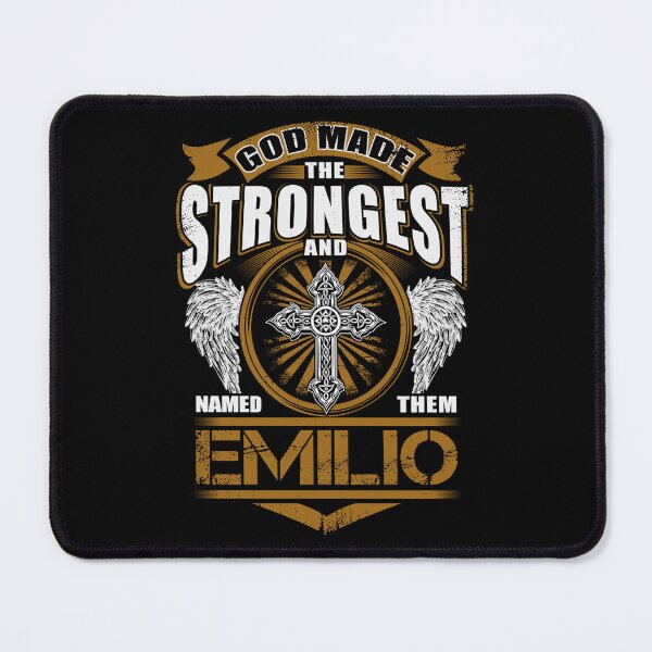Item preview, Emilio Name T Shirt - God Found Strongest And Named Them Emilio Gift Item Tee designed and sold by artiagasonya.