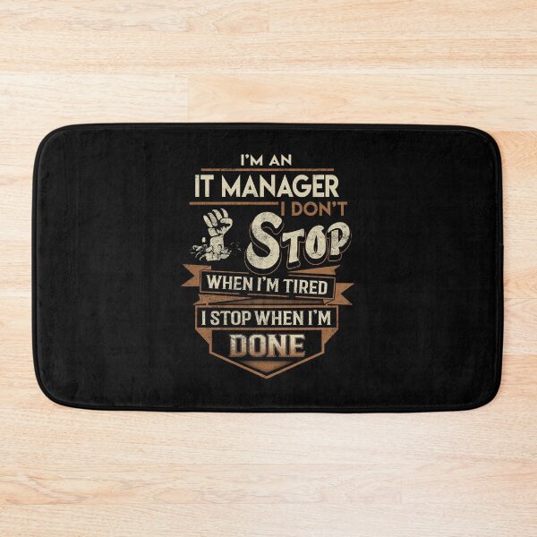 Item preview, It Manager T Shirt - I Stop When Done Job Gift Item Tee designed and sold by paneczkopat.
